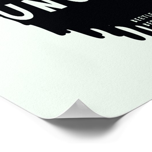 Poster Beetlejus | Lydia Graphisme "étrange et inhabituel (Coin)