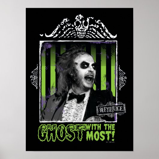Poster Beetlejus | Portrait "Ghost With the Most" (Devant)