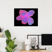 Poster Bégonia Fluorescent (Bureau à domicile)