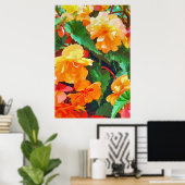 POSTER BEGONIAS (Bureau à domicile)