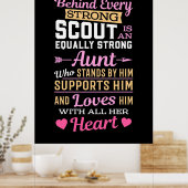 Poster Behind Scout Is A Strong Aunt (Cuisine)