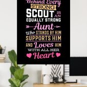 Poster Behind Scout Is A Strong Aunt (Bureau à domicile)