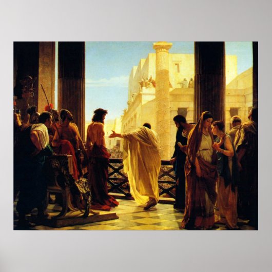 Poster Behold the Man by Antonio Ciseri (Devant)