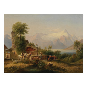 Poster Bei Zell am See - Emil Barbarini