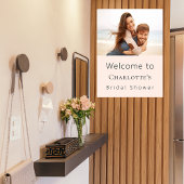 Poster Beige crème personnalisée photo douche de nage acc