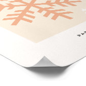 Poster Beige de Noël (Coin)