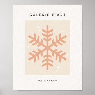 Poster Beige de Noël