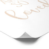 Poster Beige Vous Êtes Si Aimé (Coin)