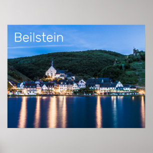 Poster Beilstein Moselle Rhénanie-Palatinat Allemagne