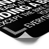 Poster Being A Property Manager Is Easy It's Like Riding  (Coin)