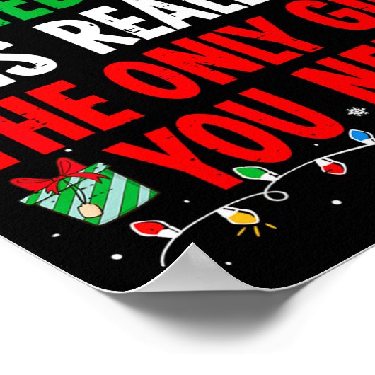 Poster Being Related To Me Funny Christmas Family Xmas Pa (Coin)