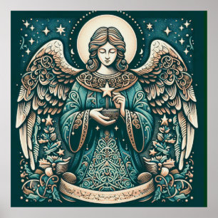 Poster Bel Ange sous les étoiles