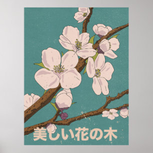 Poster Bel arbre en fleurs