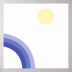 Poster bel art abstrait