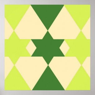 Poster bel art abstrait moderne