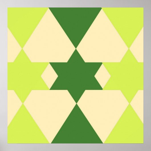Poster bel art abstrait moderne (Devant)