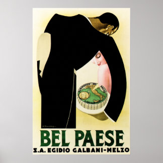 Poster BEL PAESE FORMAGGIO Italien Fromage