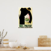 Poster BEL PAESE FORMAGGIO Italien Fromage (Cuisine)