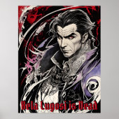 Poster Bela Lugosi est mort - Art rétro exquis (Devant)