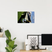 Poster belair à chevy en 1957 (Bureau à domicile)