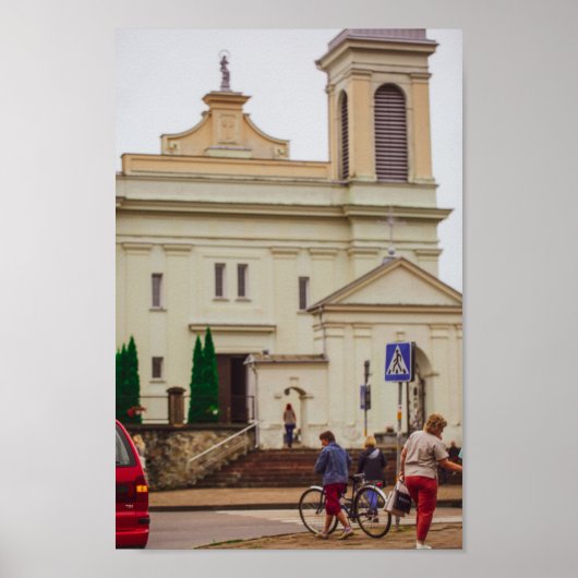 Poster Bélarus Volkovysk Vawkavysk Architecture (Devant)