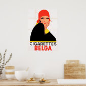 Poster Belga Cigs (Cuisine)