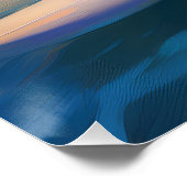 Poster Belge Shepherd Beach Surf Peinture (Coin)