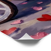 Poster Belgian Shepherd Dog Valentine's Day (Coin)