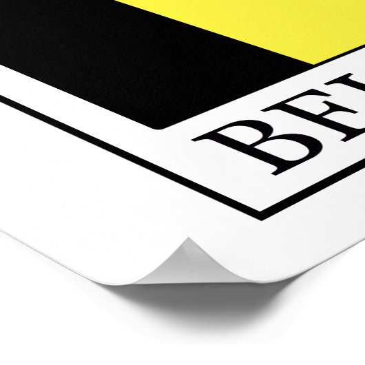 Poster Belgique (Coin)