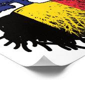 Poster Belgique Australie Australie Australie racine arbr (Coin)