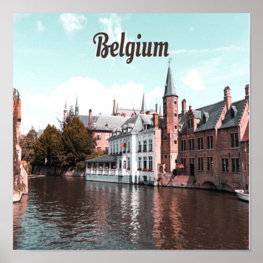 Poster Belgique - Canal Bruxelles (Devant)