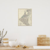 Poster Belgique, Pays-Bas (Cuisine)