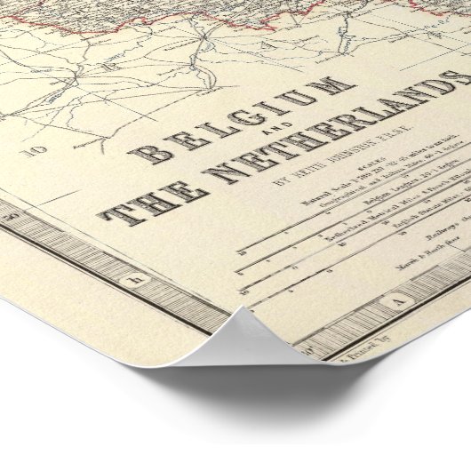 Poster Belgique, Pays-Bas (Coin)