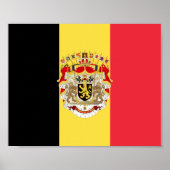 Poster Belgium Flag & COA (Devant)