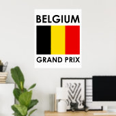 Poster Belgium Grand Prix (Bureau à domicile)