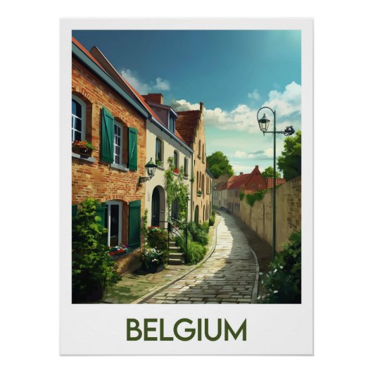 Poster Belgium Perfect Poster (Voorkant)