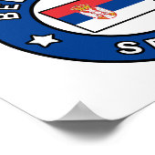Poster Belgrade Serbie (Coin)
