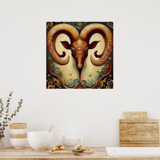 Poster Bélier (1) (Cuisine)