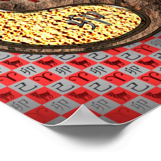 Poster Bélier et lapin terrestre (Coin)