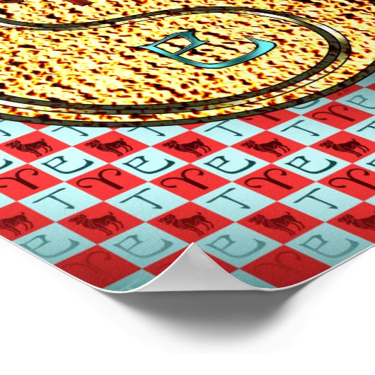 Poster Bélier et serpent à feu (Coin)