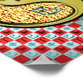 Poster Bélier et serpent métallique (Coin)