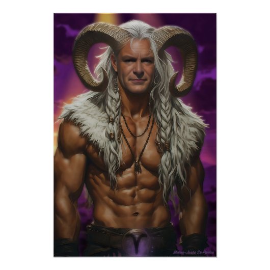 Poster Bélier magnifique (Devant)