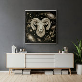 Poster Bélier Zodiaque Céleste Astrologie