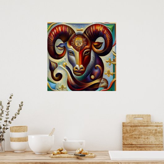 Poster Béliers (4) (Cuisine)