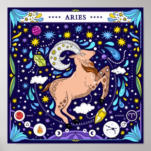 Poster Béliers : Zodiac "Détermination de la fouille" (Devant)