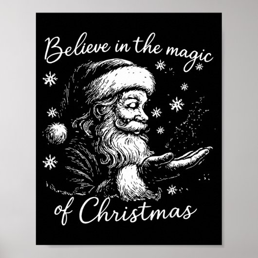 Poster Believe In The Magic Of Christmas, Funny Christmas (Devant)