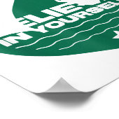 Poster Believe In Yourself Funny Motivational Loch Ness M (Coin)