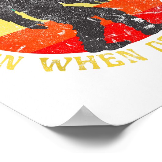 Poster Believe In Yourself Sasquatch Funny Motivational B (Coin)