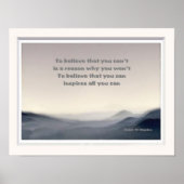 Poster Believe that you can (Devant)