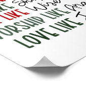 Poster Believe Trust Hope Seek Like Shepherds Christian C (Coin)